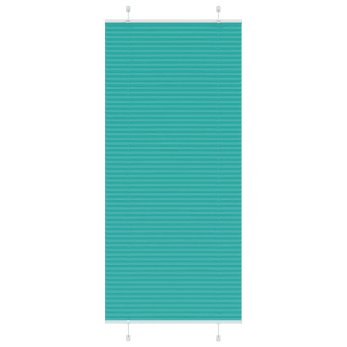 Jaluzea plisată verde petrol 85x200 cm Lățime țesătură 84,4 cm WALTI