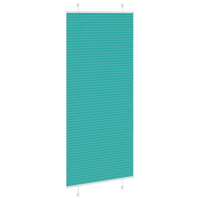 Jaluzea plisată verde petrol 85x200 cm Lățime țesătură 84,4 cm WALTI