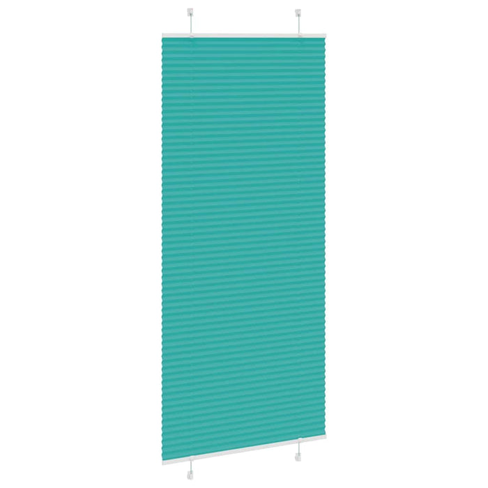 Jaluzea plisată verde petrol 85x200 cm Lățime țesătură 84,4 cm WALTI