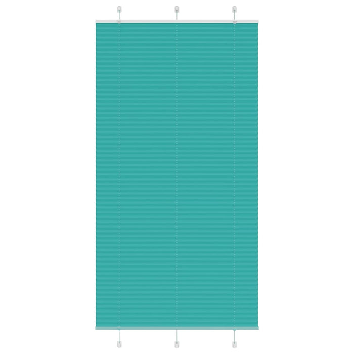 Jaluzea plisată verde petrol 105x200 cm Lățime țesătură 104,4 cm WALTI