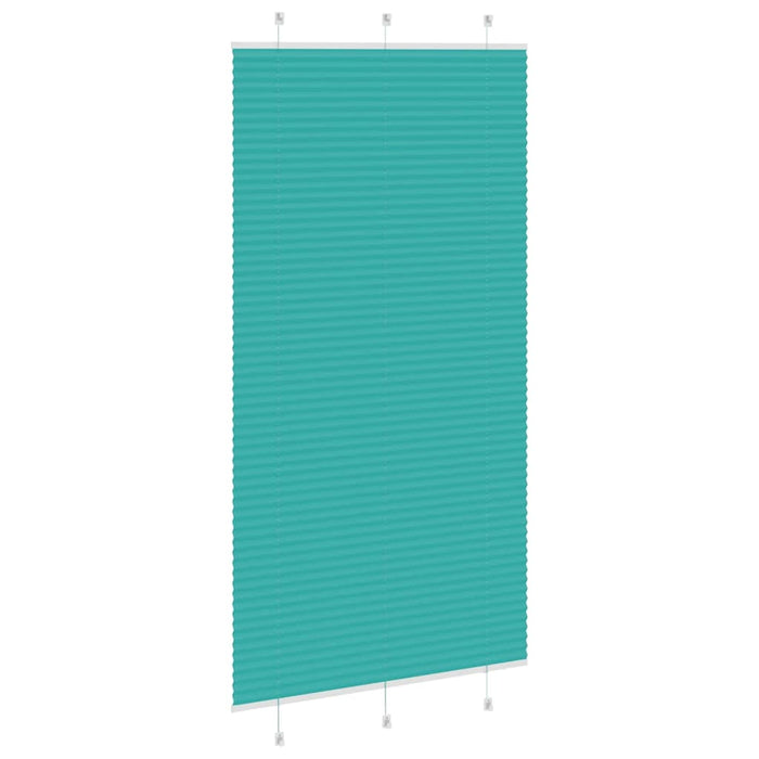 Jaluzea plisată verde petrol 105x200 cm Lățime țesătură 104,4 cm WALTI
