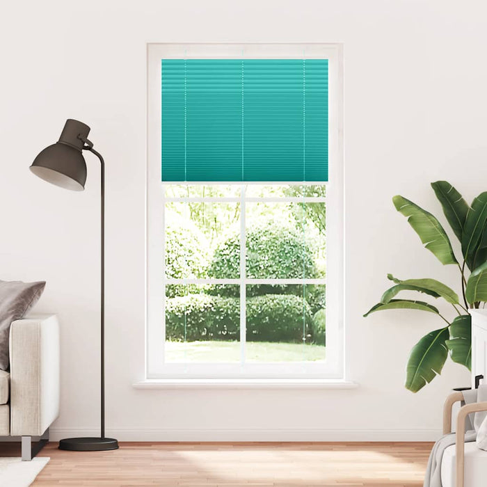 Jaluzea plisată verde petrol 110x200 cm Lățime țesătură 109,4 cm WALTI
