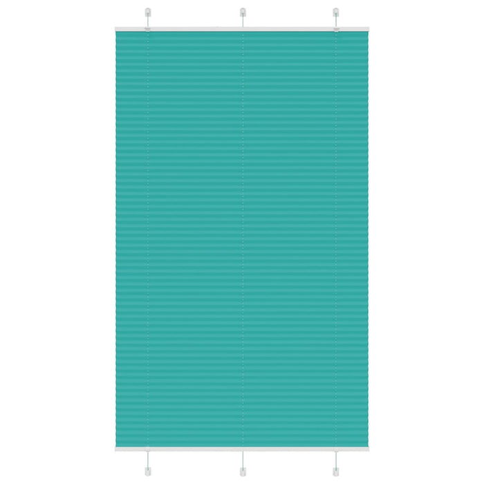 Jaluzea plisată verde petrol 120x200 cm Lățime țesătură 119,4 cm WALTI