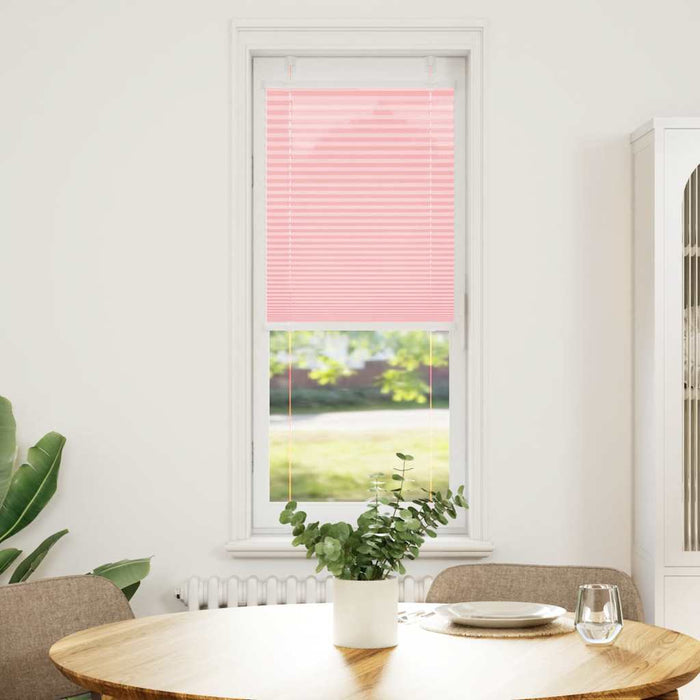 Jaluză plisată roz 40x100 cm Lățime țesătură 39,4cm poliester - WALTI WALTI