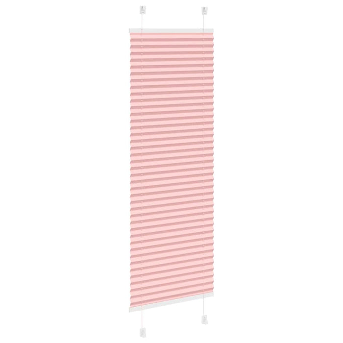 Jaluză plisată roz 45x100 cm Lățime țesătură 44,4cm poliester - WALTI WALTI
