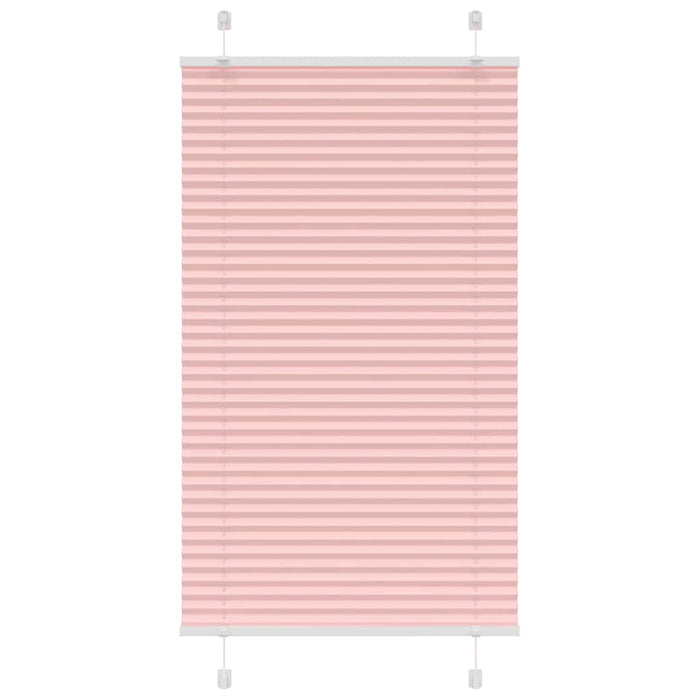 Jaluză plisată roz 80x100cm Lățime țesătură 79,4 cm poliester - WALTI WALTI