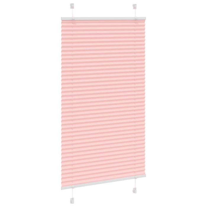 Jaluză plisată roz 80x100cm Lățime țesătură 79,4 cm poliester - WALTI WALTI