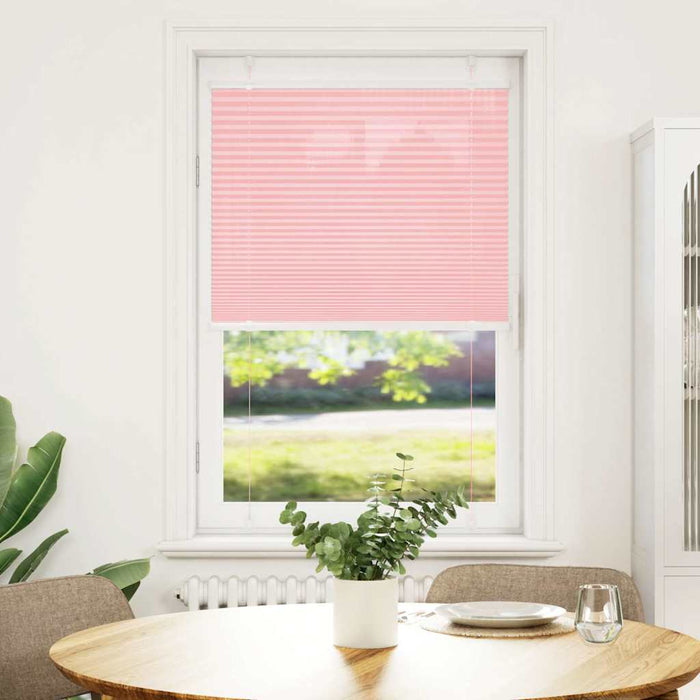 Jaluzea plisată roz 70x150 cm Lățime țesătură 69,4cm poliester WALTI