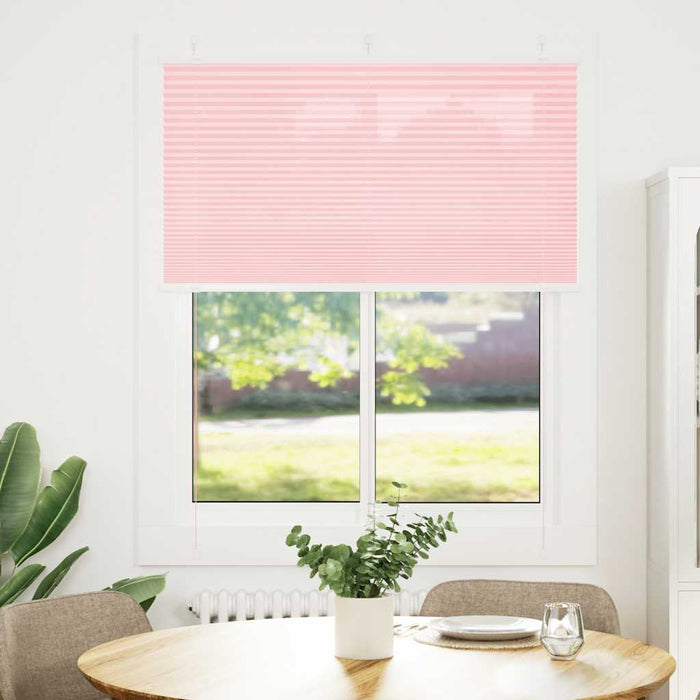 Jaluzea plisată roz 105x150 cm Lățime țesătură 104,4 cm WALTI