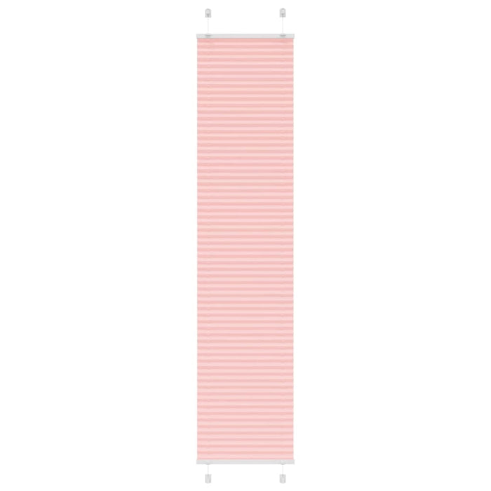 Jaluzea plisată roz 45x200 cm Lățime țesătură 44,4cm poliester WALTI