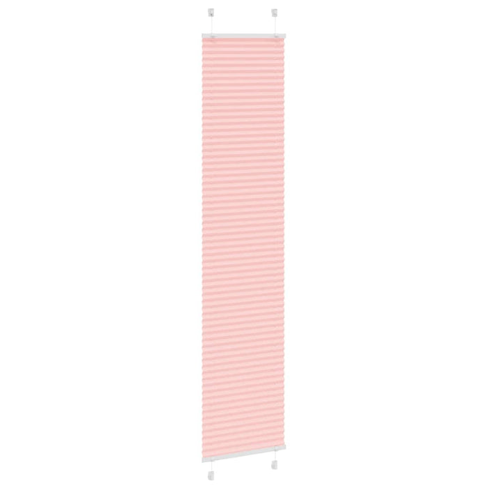 Jaluzea plisată roz 45x200 cm Lățime țesătură 44,4cm poliester WALTI