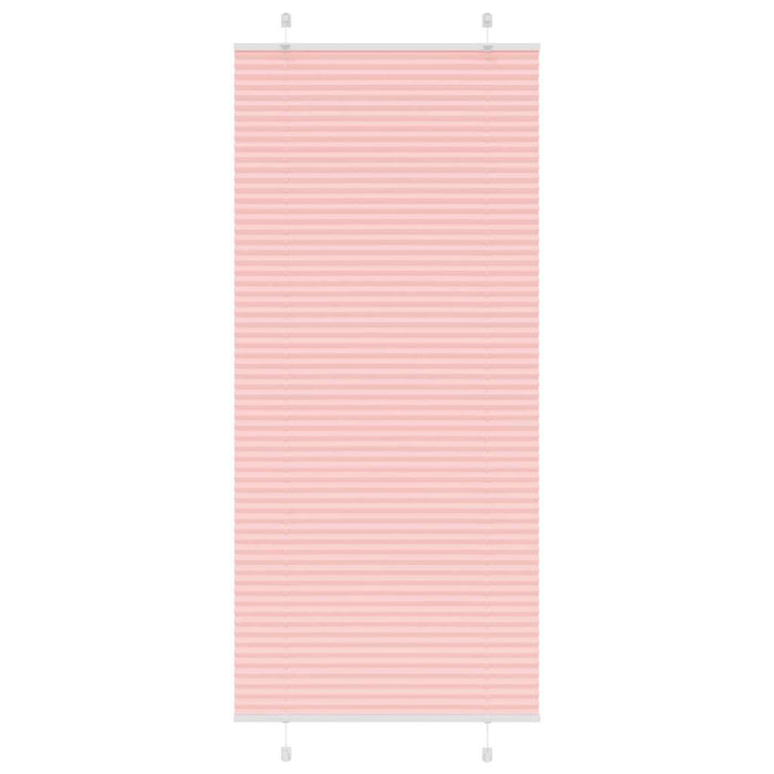 Jaluzea plisată roz 95x200 cm Lățime țesătură 94,4cm poliester WALTI