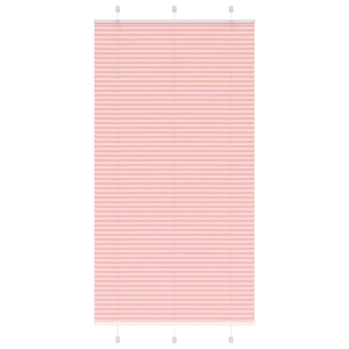 Jaluzea plisată roz 105x200 cm Lățime țesătură 104,4 cm WALTI