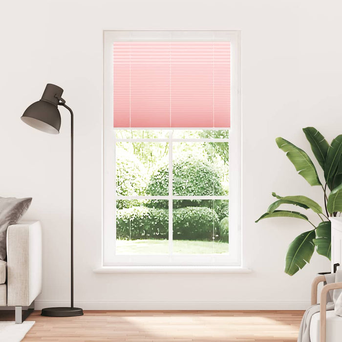 Jaluzea plisată roz 105x200 cm Lățime țesătură 104,4 cm WALTI