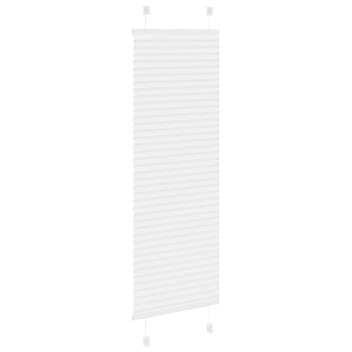 Jaluzea plisată alb 45x100 cm Lățime țesătură 44,4cm poliester WALTI