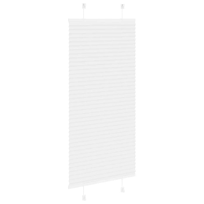 Jaluzea plisată alb 55x100 cm Lățime țesătură 54,4cm poliester WALTI