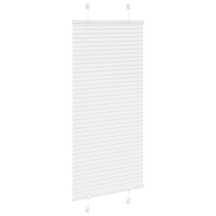 Jaluzea plisată alb 55x150 cm Lățime țesătură 54,4cm poliester WALTI