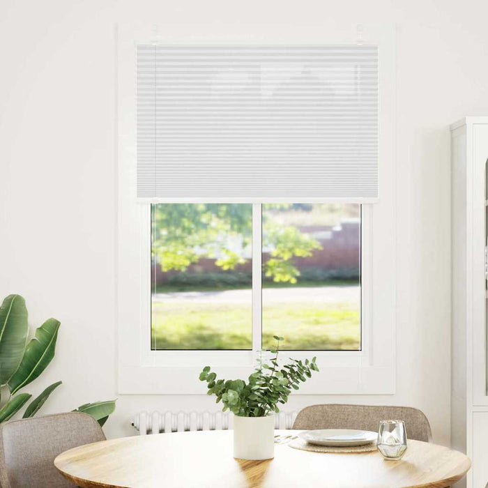 Jaluzea plisată alb 85x150 cm Lățime țesătură 84,4cm poliester WALTI