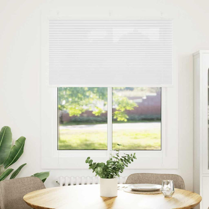 Jaluzea plisată alb 105x150 cm Lățime țesătură 104,4 cm WALTI