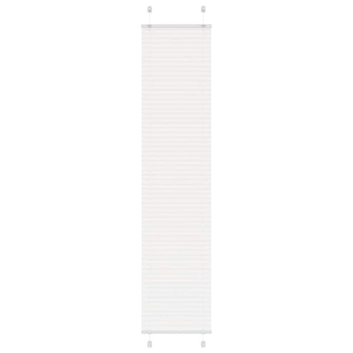 Jaluză plisată alb 45x200 cm Lățime țesătură 44,4cm poliester - WALTI WALTI