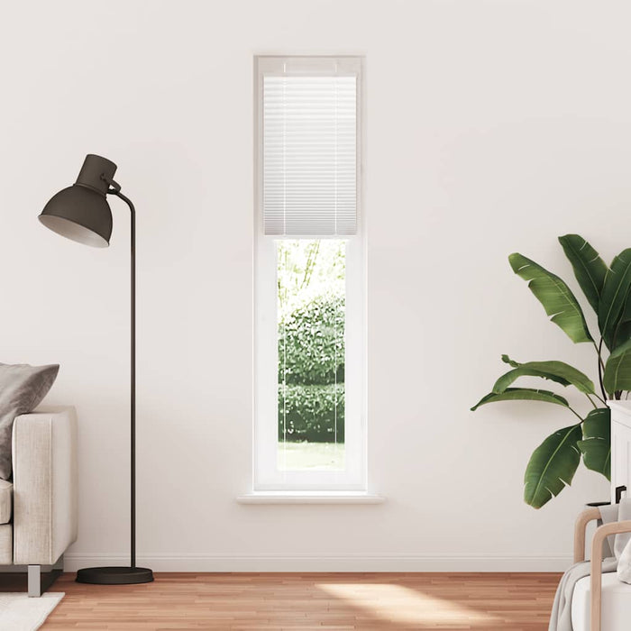 Jaluză plisată alb 50x200 cm Lățime țesătură 49,4cm poliester - WALTI WALTI