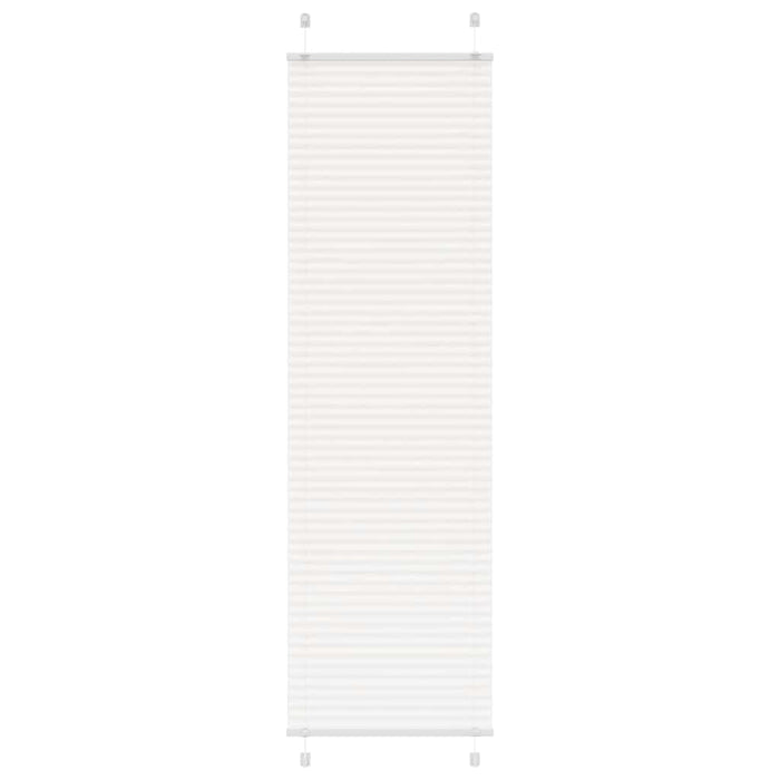 Jaluză plisată alb 55x200 cm Lățime țesătură 54,4cm poliester - WALTI WALTI