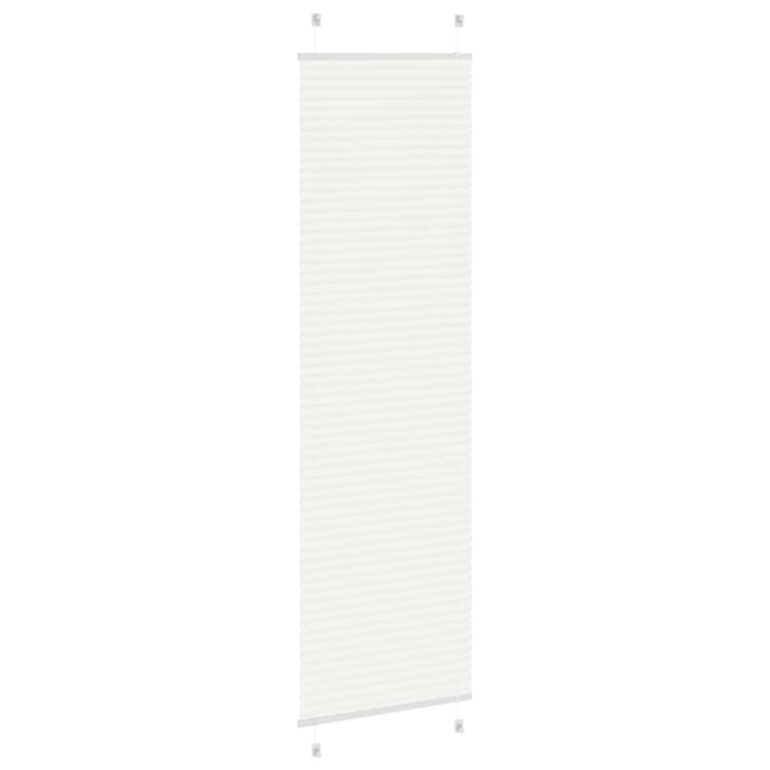 Jaluză plisată alb 55x200 cm Lățime țesătură 54,4cm poliester - WALTI WALTI