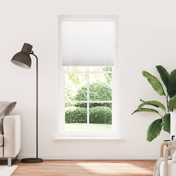 Jaluzea plisată alb 100x200cm Lățime țesătură 99,4cm poliester - WALTI WALTI
