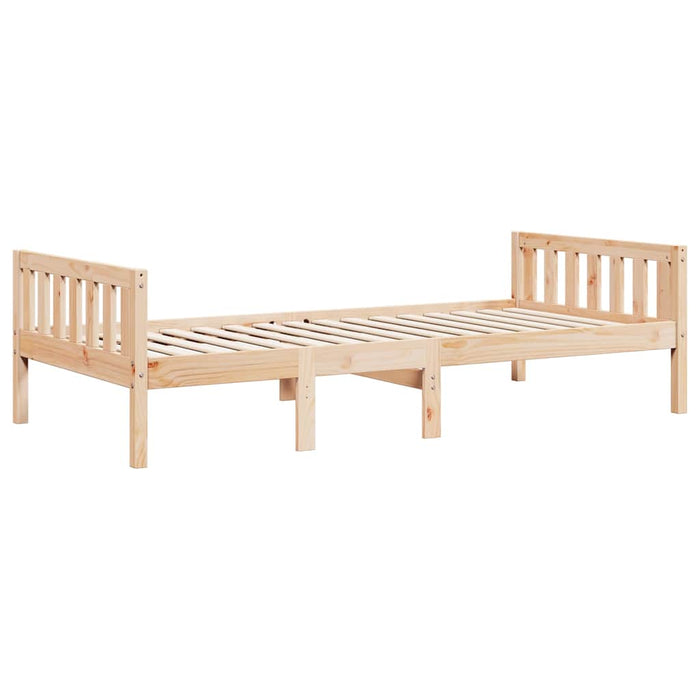 Pat pentru copii fără saltea, 90x190 cm, lemn masiv de pin - WALTI WALTI