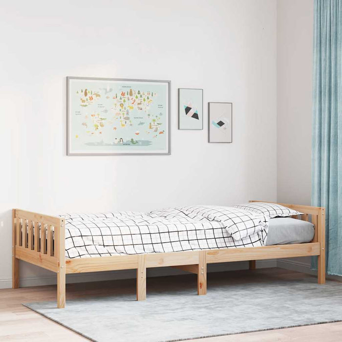 Pat pentru copii fără saltea, 90x190 cm, lemn masiv de pin - WALTI WALTI