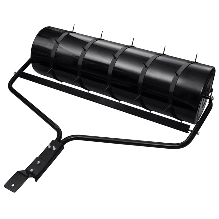 Tăvălug gazon de grădină, cleme de aerisire, negru, 63 L, fier - WALTI WALTI