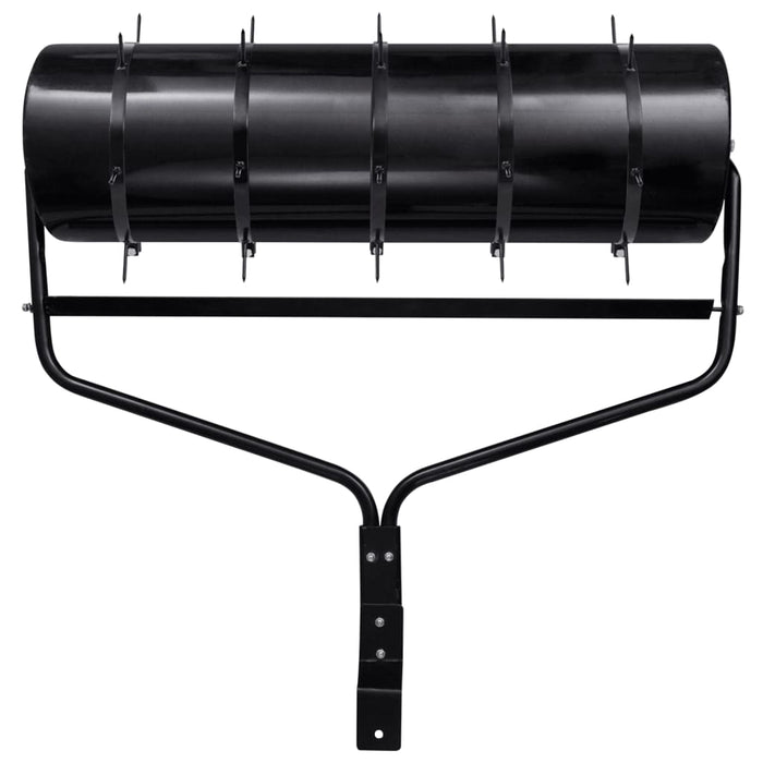 Tăvălug gazon de grădină, cleme de aerisire, negru, 63 L, fier - WALTI WALTI