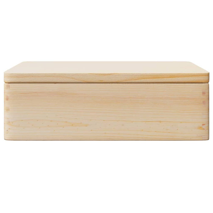 Cutie din lemn cu capac 40x30x13 cm din lemn masiv de pin - WALTI WALTI