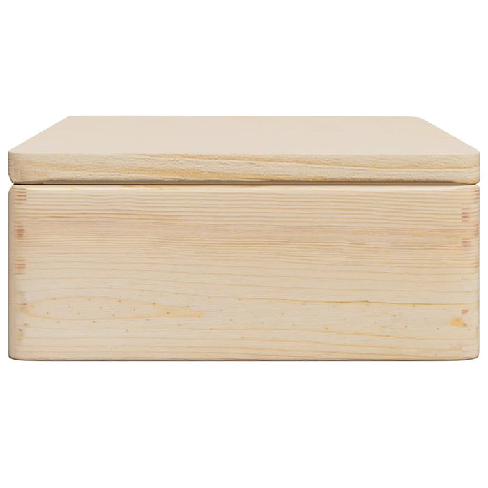 Cutie din lemn cu capac 40x30x13 cm din lemn masiv de pin - WALTI WALTI