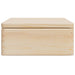 Cutie din lemn cu capac 40x30x13 cm din lemn masiv de pin - WALTI WALTI