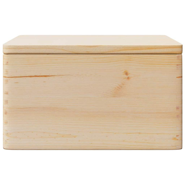 Cutie din lemn cu capac 40x30x23 cm din lemn masiv de pin - WALTI WALTI