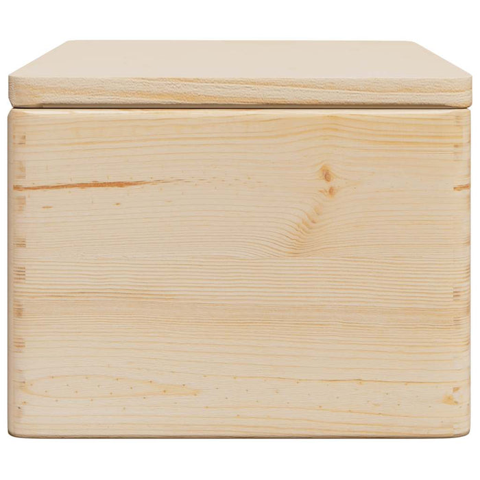 Cutie din lemn cu capac 40x30x23 cm din lemn masiv de pin - WALTI WALTI