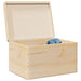 Cutie din lemn cu capac 40x30x23 cm din lemn masiv de pin - WALTI WALTI