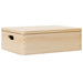 Cutie din lemn cu capac 40x30x23 cm din lemn masiv de pin - WALTI WALTI