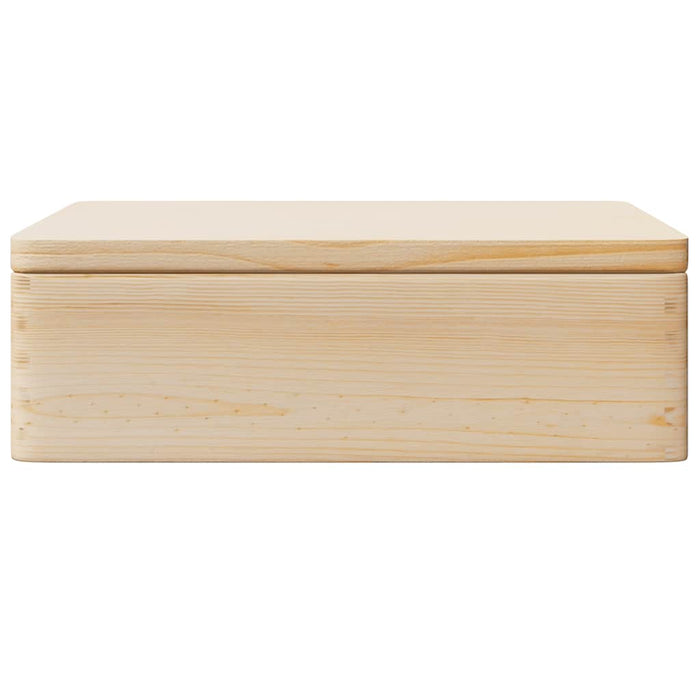 Cutie din lemn cu capac 40x30x23 cm din lemn masiv de pin - WALTI WALTI