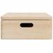 Cutie din lemn cu capac 40x30x23 cm din lemn masiv de pin - WALTI WALTI