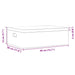 Cutie din lemn cu capac 40x30x23 cm din lemn masiv de pin - WALTI WALTI