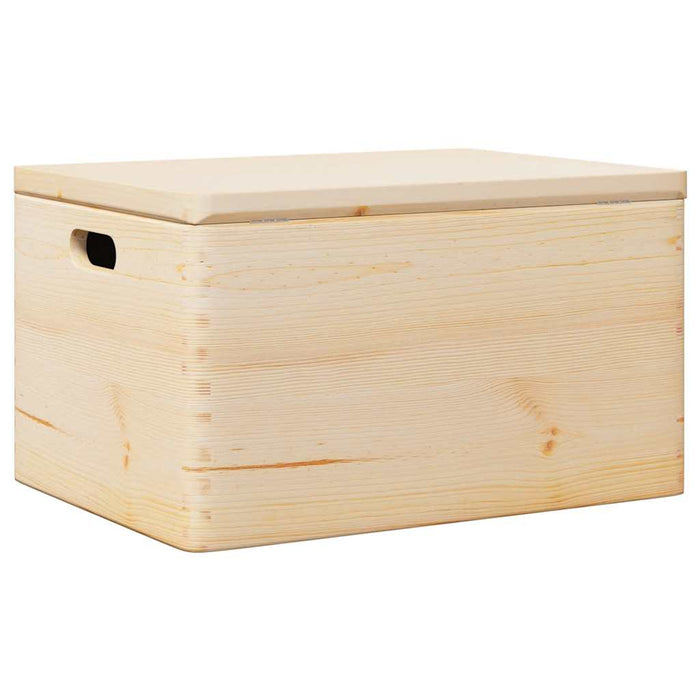 Cutie din lemn cu capac 40x30x23 cm din lemn masiv de pin - WALTI WALTI