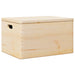 Cutie din lemn cu capac 40x30x23 cm din lemn masiv de pin - WALTI WALTI