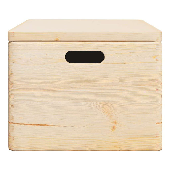Cutie din lemn cu capac 40x30x23 cm din lemn masiv de pin - WALTI WALTI