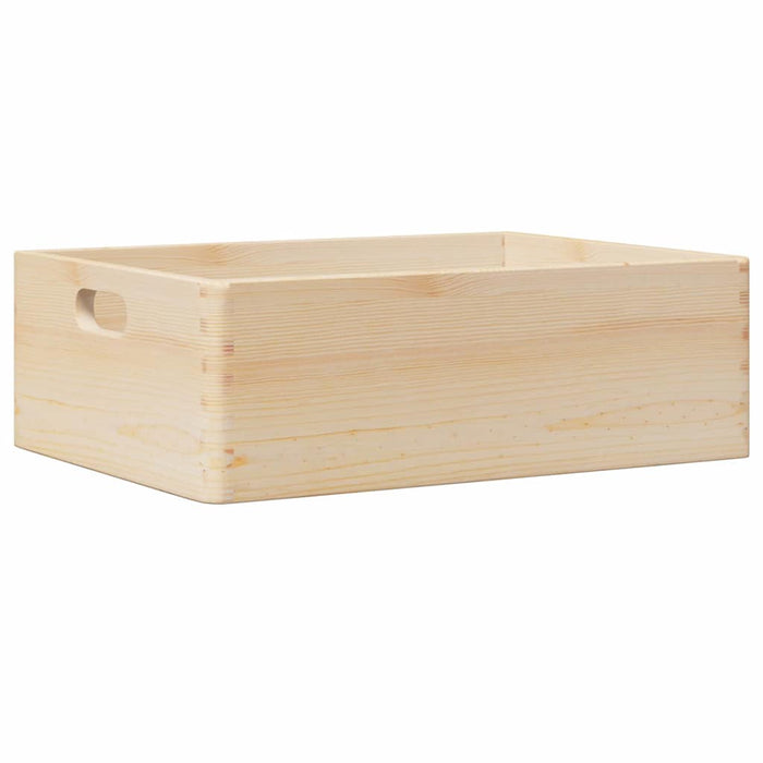 Cutie din lemn cu mânere 40x30x13 cm din lemn masiv de pin - WALTI WALTI