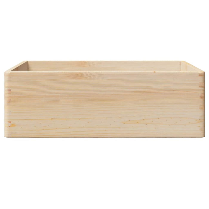 Cutie din lemn cu mânere 40x30x13 cm din lemn masiv de pin - WALTI WALTI