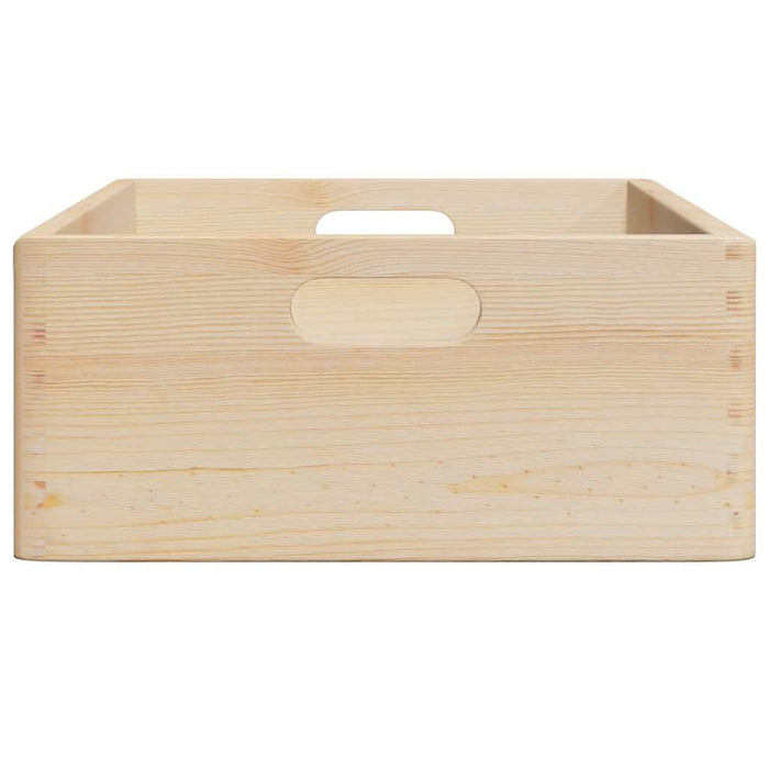 Cutie din lemn cu mânere 40x30x13 cm din lemn masiv de pin - WALTI WALTI