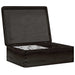 Cutie din lemn cu capac negru 40x30x13 cm lemn masiv de pin - WALTI WALTI