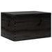 Cutie din lemn cu capac negru 40x30x23 cm lemn masiv de pin - WALTI WALTI